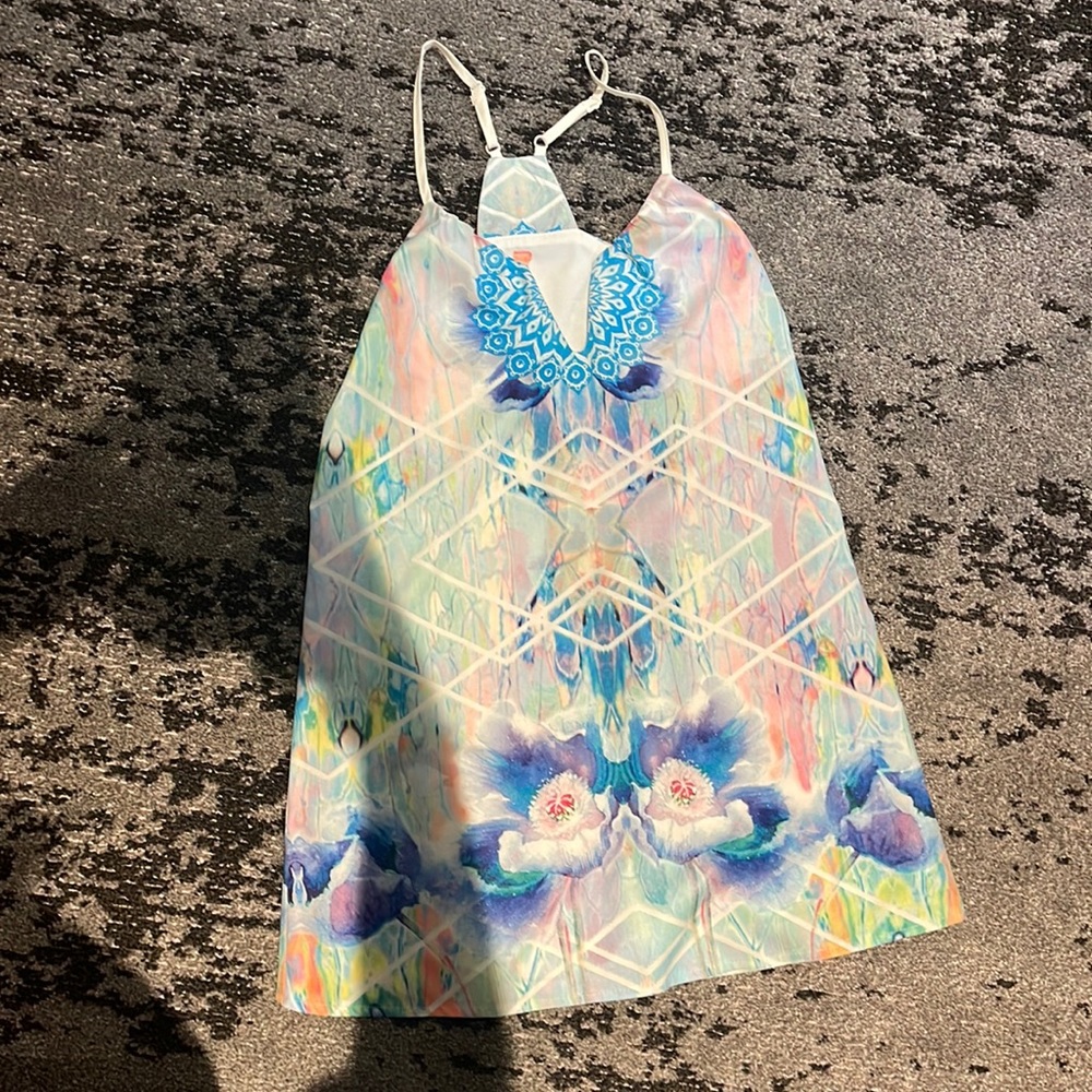 Bright colored dress